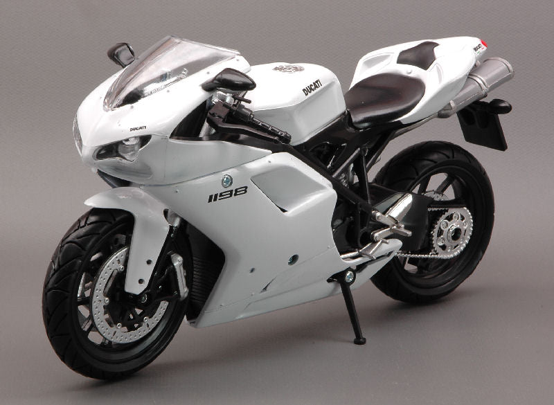 DUCATI 1198 WHITE 1:12 - New Ray - NY57143W
