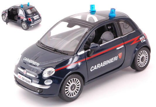 FIAT NUOVA 500 CARABINIERI 1:24 - New Ray - NY71363