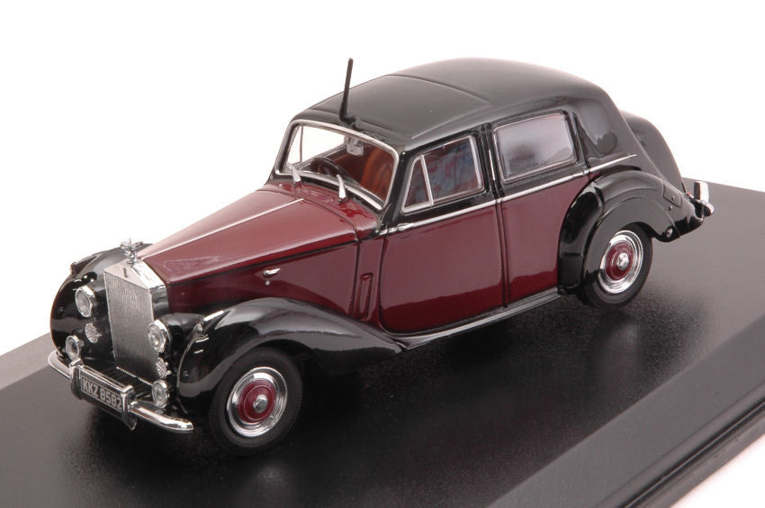 ROLLS ROYCE SILVER DAWN DARK RED/BLACK 1:43 - Oxford - OXF43RSD001