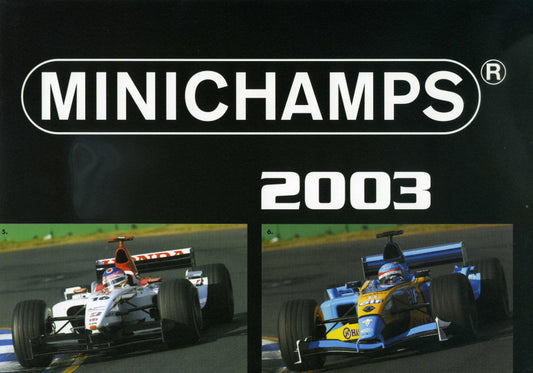 POSTER AUTO F1 2003 cm 80x60 - Minichamps - PMCATPOST2