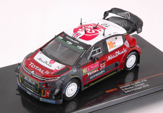CITROEN C3 WRC N.10 RALLY PORTUGAL 2018 MEEKE-NAGLE 1:43 - Ixo Model - RAM675