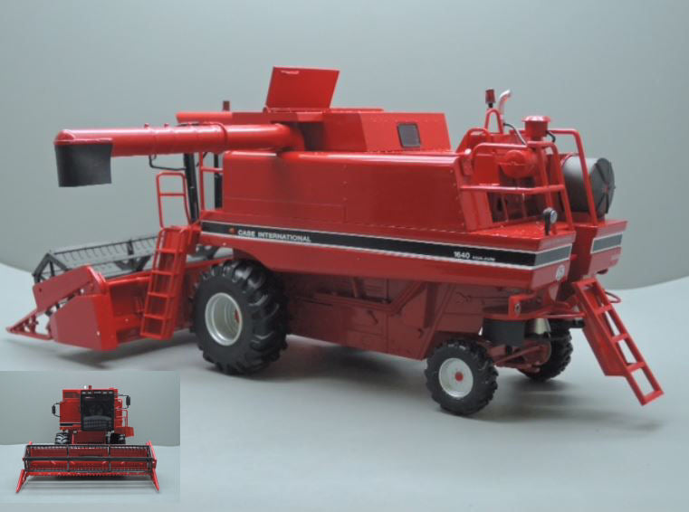 MIETITREBBIA CASE IH AXIAL 1640 1:32 - Replicagri - REPLI113