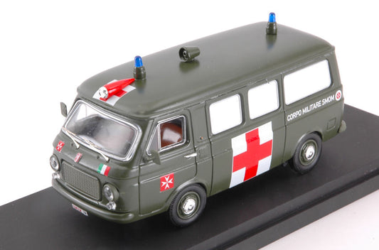 FIAT 238 AMBULANZA MILIT. S.M.O.M. SOVRANO MILITARE ORDINE DI MALTA 1:43 - Rio - RI4443