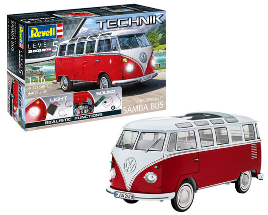 VW T1 SAMBA BUS TECHNIK KIT 1:16 - Revell - RV00455