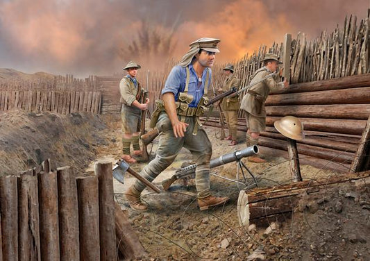 ANZAC INFANTRY 1915 KIT 1:35 - Revell - RV02618