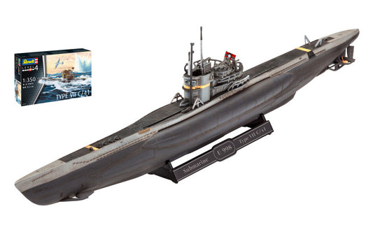 GERMAN SUBMARINE TYPE VII C/41 KIT 1:350 - Revell - RV05154