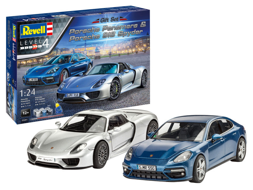 PORSCHE SET GIFT SET KIT 1:24 - Revell - RV05681