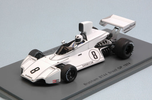 BRABHAM BT44 R.ROBARTS 1974 N.8 15th BRAZILIAN GP 1:43 - Spark Model - S5258
