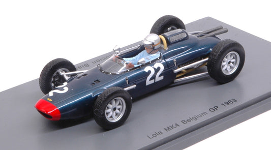 LOLA MK4 L.BIANCHI 1963 N.22 ACCIDENT BELGIUM GP 1:43 - Spark Model - S5330