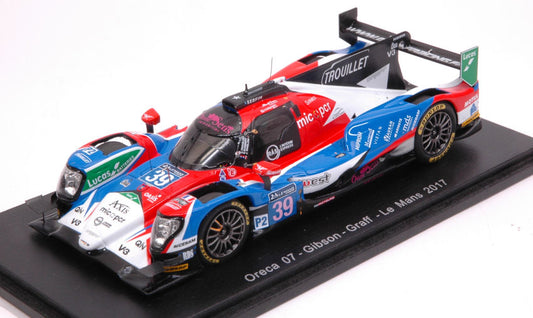 ORECA 07 GIBSON N.39 44th LM 2017 GUIBBERT-TROUILLET-WINSLOW 1:43 - Spark Model - S5825