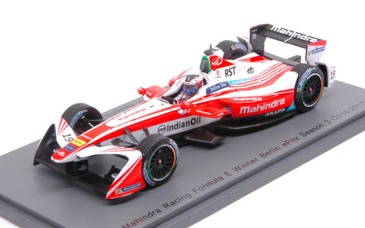 MAHINDRA RACING F.ROSENQVIST 2017 N.19 WINNER Rd7 BERLIN FORMULA E 1:43 - Spark Model - S5903