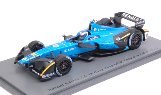 RENAULT e.dams N.PROST 2016 N.8 Rd1 HONG KONG FORMULA "E" 1:43 - Spark Model - S5921