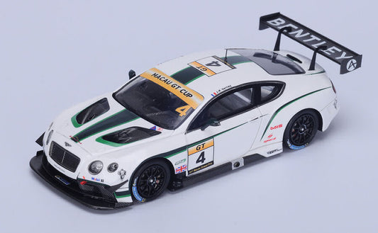 BENTLEY CONTINENTAL GT3 N.4 MACAU GT CUP 2014 JEAN KARL VERNAY 1:43 - Spark Model - SA084