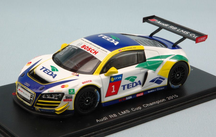 AUDI R8 LMS N.1 CUP CHAMPION 2015 ALEX JOONG 1:43 - Spark Model - SA085