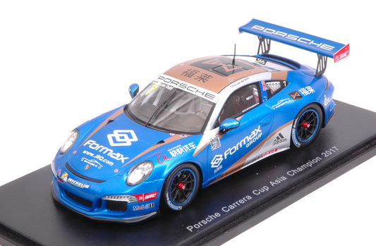 PORSCHE 911 GT3 N.7 CHAMPION CARRERA CUP ASIA 2017 C.VAN D.DRIFT 1:43 - Spark Model - SA151