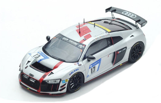 AUDI R8 LMS N.17 NURBURGRING 2017 LAPPALAINEN-MIES-TERTING-YOONG 1:43 - Spark Model - SG301