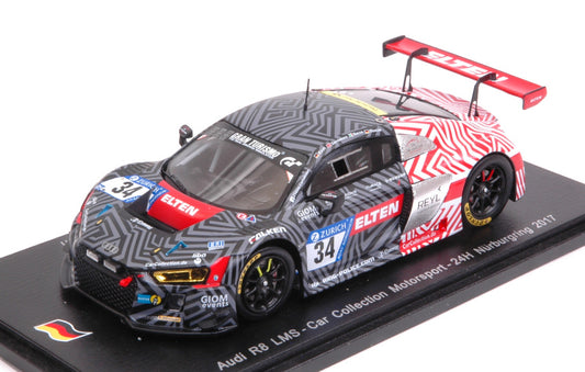 AUDI R8 LMS N.34 NURBURGRING 2017 SAURENMANN-ROCCO-COCH-SLOOTEN 1:43 - Spark Model - SG303