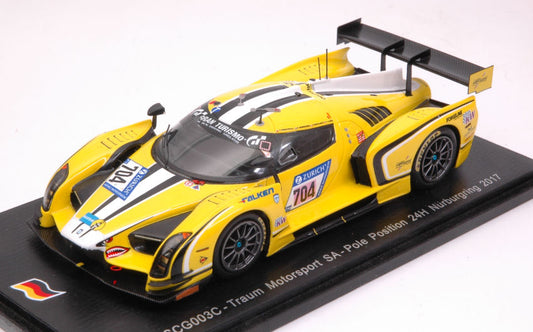 SCG003C N.704 NURBURGRING 2017 WESTPHAL-MAILLEUX-SIMONSEN-LASER 1:43 - Spark Model - SG334