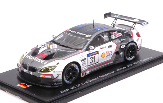 BMW M6 GT3 N.31 WINNER VLN 2016 ROUND 3 MULLER-WITTMAN-KROHN 1:43 - Spark Model - SG370