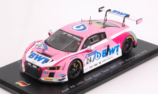 AUDI R8 N.24 24 H NURBURGRING 2018 WINCKELHOCK-ROCKENFELLER-HAASE-MULLER - Spark Model - SG409