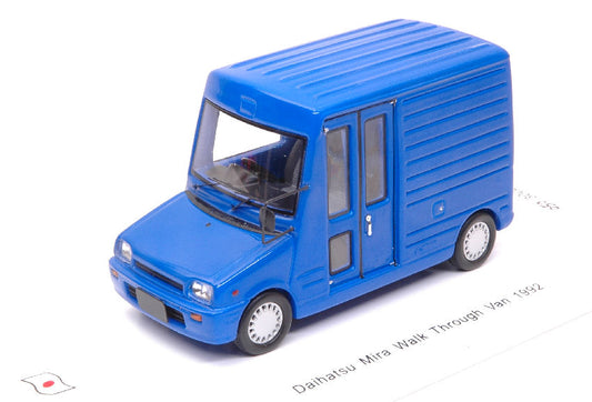 DAIHATSU MIRA WALK THROUGH VAN 1992 BLUE 1:43 - Spark Model - SJ043