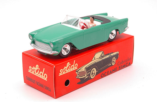 SIMCA OCEANE CABRIOLET LIGHT GREEN CLUB SOLIDO 1:43 - Solido - SL1001101