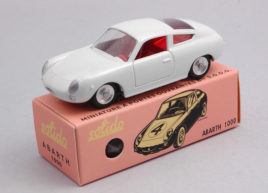 FIAT ABARTH 1000 WHITE CLUB SOLIDO 1:43 - Solido - SL1001241