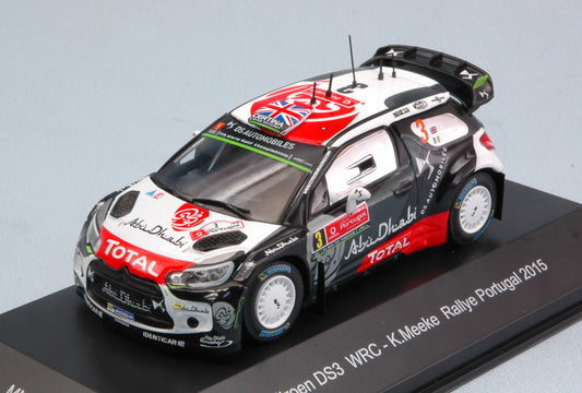 CITROEN DS3 R5 N.3 4th RALLY PORTUGAL 2015 K.MEEKE-P.NAGLE 1:43 - Trofeu - TFMNP504