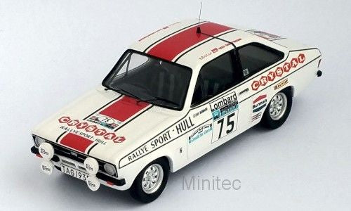 FORD ESCORT MKII RHD N.75 RAC RALLY 1977 JACKSON-HOWARD 1:43 - Trofeu - TFRRUK05
