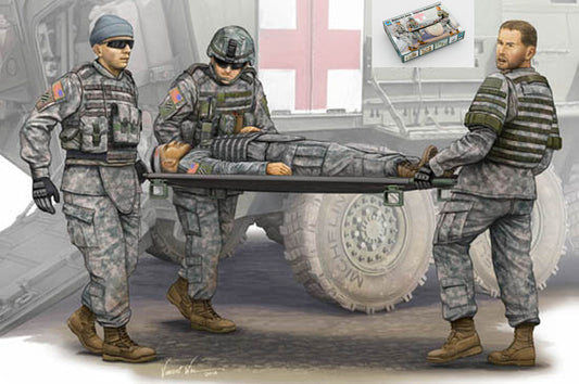 FIGURE MODERN US ARMY AMBULANCE TEAM KIT 1:35 - Trumpeter - TP0430