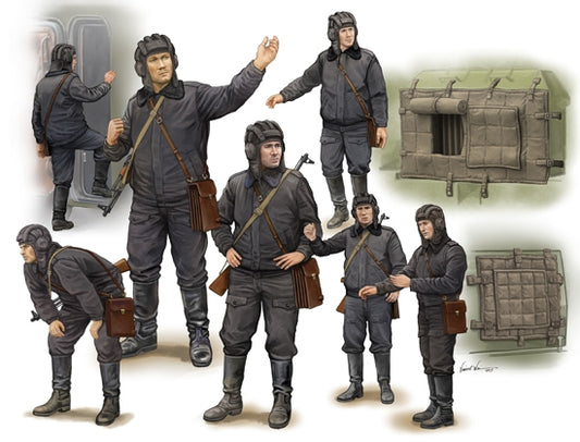 SOVIET SOLDIER SCUD B CREW KIT 1:35 - Trumpeter - TP0434