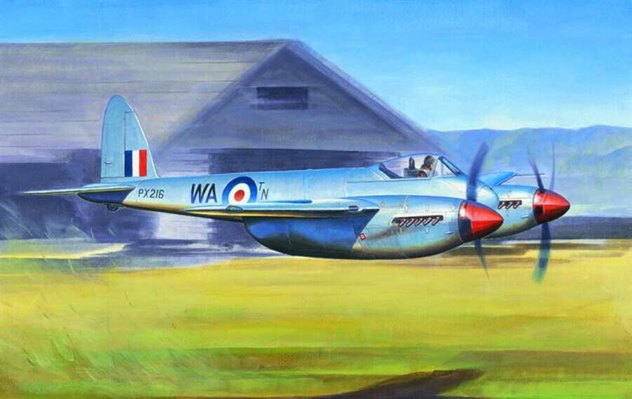 AEREO DE HAVILLAND HORNETF.1 KIT 1:48 - Trumpeter - TP2893