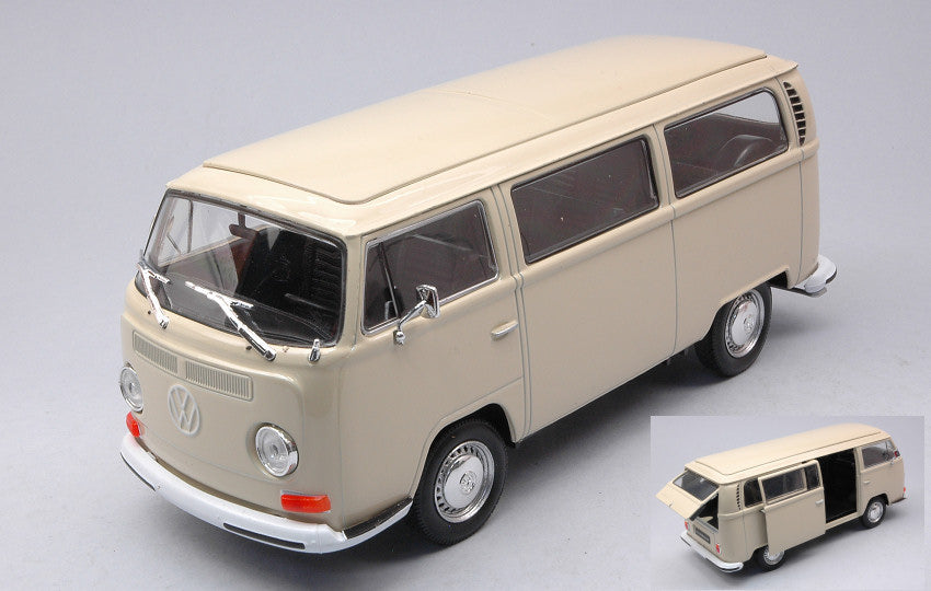 VW T2 BUS 1972 PASTEL CREAM 1:24 - Welly - WE22472CR