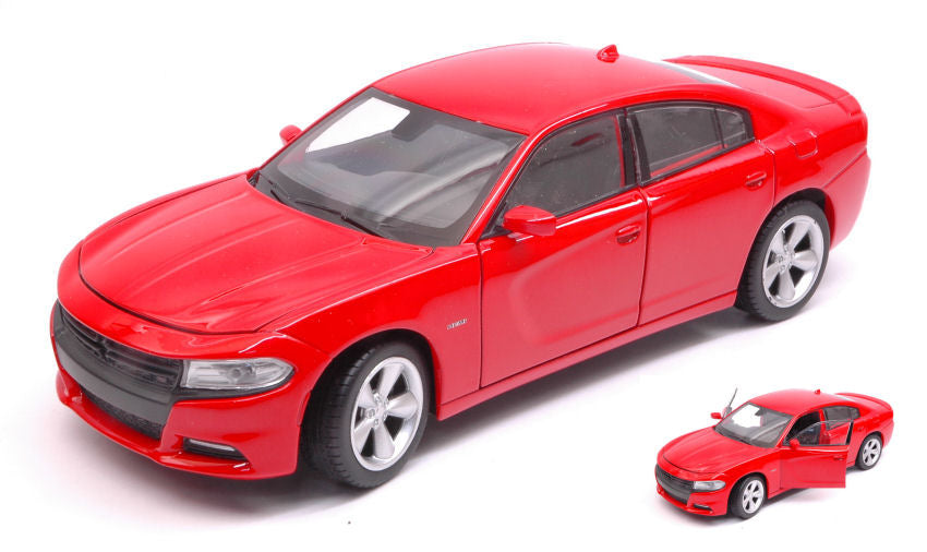 DODGE CHARGER R/T 2016 RED 1:24-27 - Welly - WE24079R