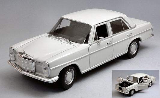 MERCEDES 220 (W115) WHITE 1:24 - Welly - WE24091W