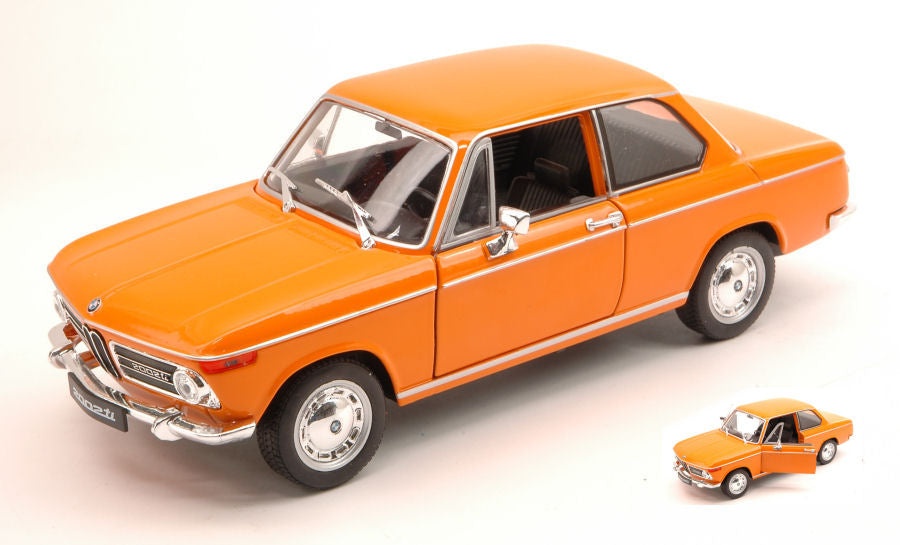 BMW 2002 Ti 1972 ORANGE 1:24 - Welly - WE4053OR