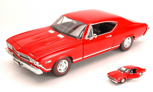CHEVROLET CHEVELLE SS 396 1968 RED 1:24 - Welly - WE9397R