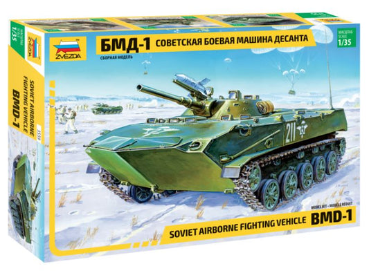 SOVIET AIRBORNE FIGHTING VEHICLE BMD-1 KIT 1:35 - Zvezda - Z3559