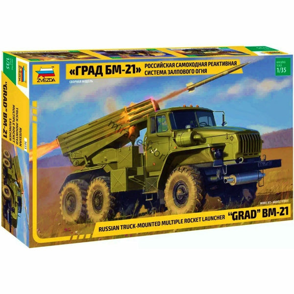 BM-21 GRAD ROCKET LAUNCHER KIT 1:35 – Triple Crown ModelStore