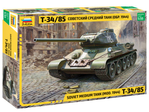 SOVIET MEDIUM TANK T-34/85 KIT 1:35 - Zvezda - Z3687