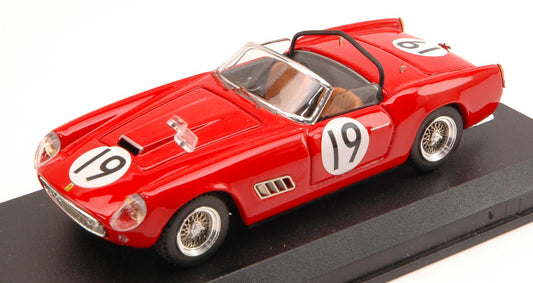 FERRARI 250 SPYDER CALIFORNIA N.19 9th NASSAU 1960 W.V.TRIPS 1:43 - Art Model - AM0167