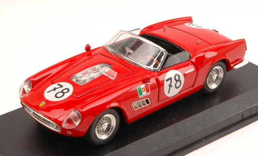 FERRARI 250 CALIFORNIA N.78 ACCIDENT 1000 KM NURBURGRING 1960 1:43 - Art Model - AM0196