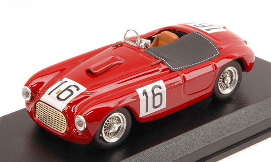FERRARI 166 SPYDER N.16 WINNER 12H PARIGI 1950 CHINETTI-LUCAS 1:43 - Art Model - AM0227