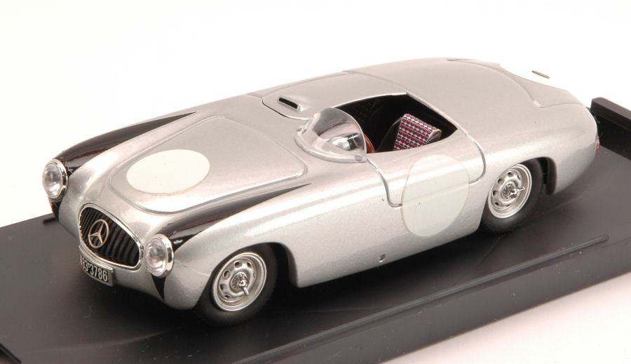 MERCEDES 300 SL 52 SPIDER PRESENTAZIONE ONE-SEATER 1952 SILVER 1:43 - Bang - BG7199