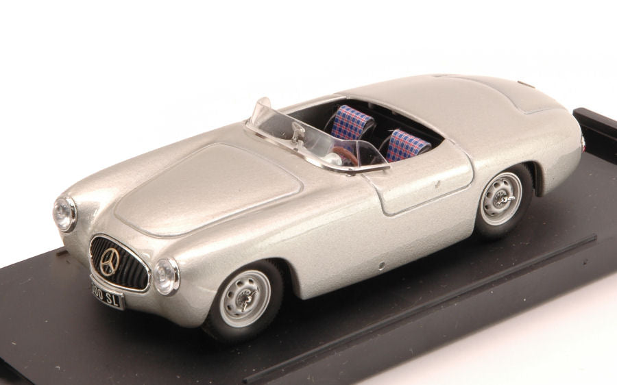 MERCEDES 300 SL SPIDER PRESENTATION 1952 TWO SEATER SILVER 1:43 - Bang - BG7200