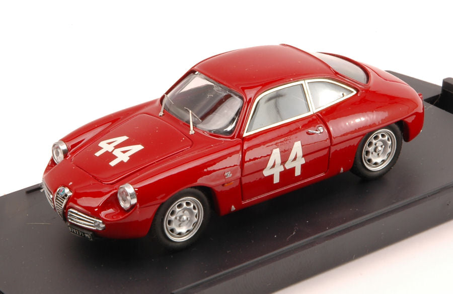 ALFA ROMEO GIULIETTA SZ N.44 TARGA FLORIO 1960 KIM PEDRETTI 1:43 - Bang - BG7217