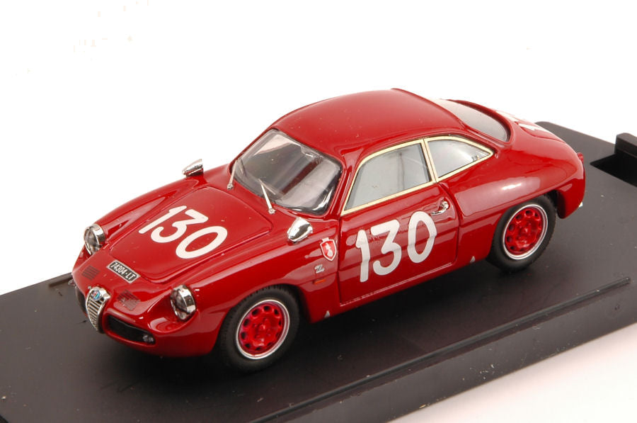 ALFA ROMEO GIULIETTA SZ N.130 43th T.FLORIO 1969 BRUSCHI-SPATARO 1:43 - Bang - BG7247