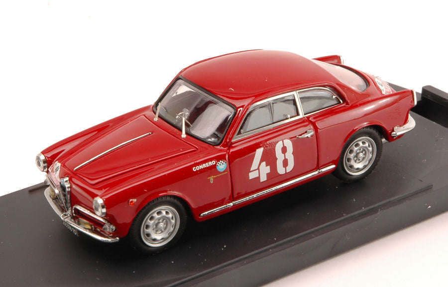ALFA ROMEO GIULIETTA SPRINT N.48 RALLY SESTRIERE 1958 ADA PACE-BART.1:43 - Bang - BG7248