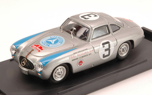 MERCEDES 300 SL COUPE' N.3 2nd CARRERA MEXICO 1952 LANG-GRUPP 1:43 - Bang - BG7263