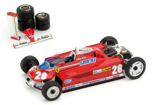 FERRARI 126 CK DIDIER PIRONI 1981 N.28 VERSIONE DA TRASPORTO 1:43 - Brumm - BM0368T